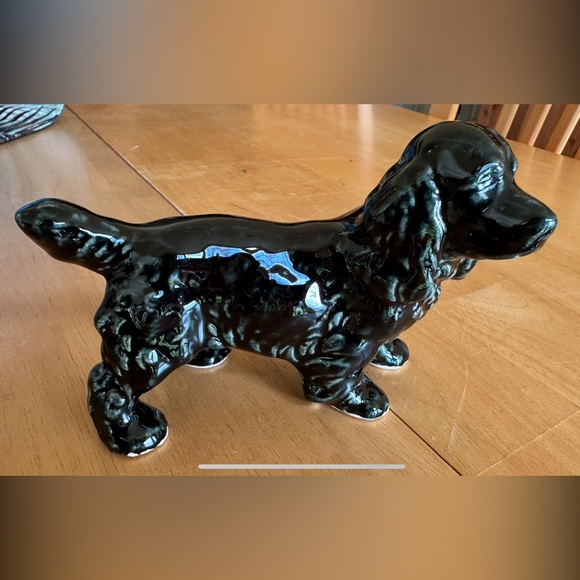Vintage Glazed Ceramic Dog Figurine - Picture 9 of 9